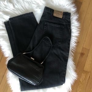 Vintage Liz Claiborne High-Waisted Black Jeans